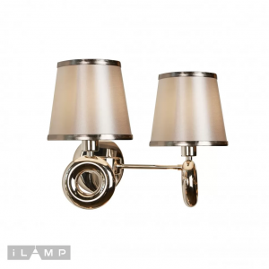 Бра iLamp Brooklyn W2401-2 Nickel