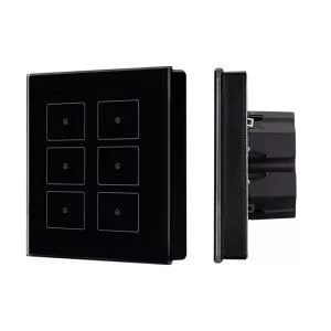 Панель Sens SR-KN0611-IN Black (KNX, DIM)