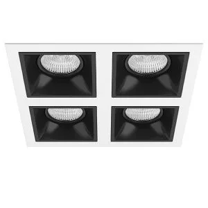 Комплект из светильников и рамки DOMINO Domino Lightstar D54607070707