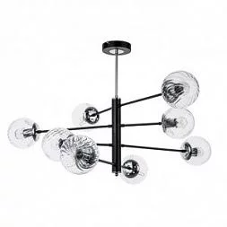 Потолочная люстра Arte Lamp SEGIN Черный A3566PL-8BK