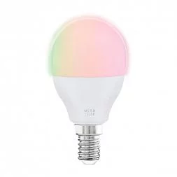 11857 Светод. лампа умн. свет СONNECT, RGB P45, 5W(E14), L90, Ø45, 470lm, 2700-6500К EGLO