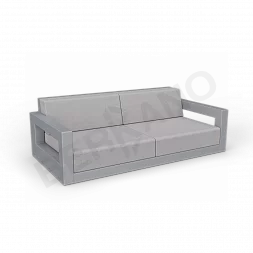 Диван Quarter lounge с подушками Graphite / Gray