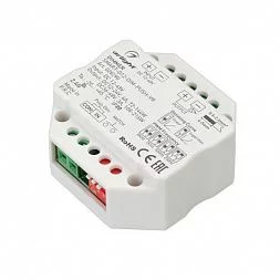 Диммер SMART-D12-DIM-PUSH-VR (12-48V, 1x6A, 2.4G) (Arlight, IP20 Пластик, 5 лет)