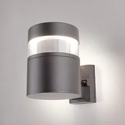 Уличный настенный светодиодный светильник IP54 1530 TECHNO LED  черный Elektrostandard a052244