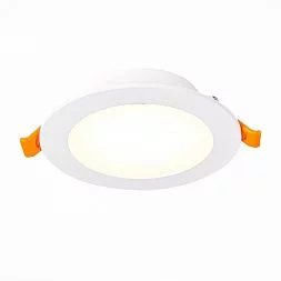 Св-к встр. Белый LED 1*10W 3000K/4000K/6000K 850Lm Ra80 110° IP20 D120xH30 220-240V Встраиваемые светильники ST212.508.10