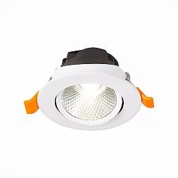 Св-к встр. Белый LED 1*6W 4000K 480Lm Ra80 24° IP20 D86xH50 220-240V Встраиваемые светильники ST211.548.06.24