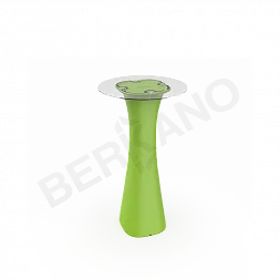 Стол барный со стеклом Grace Bar Round Spring Green