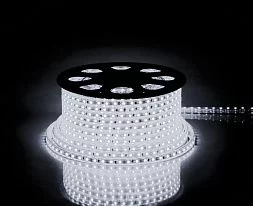 Cветодиодная LED лента Feron LS707, 60SMD(5050)/м 14.4Вт/м  50м IP65 220V 6400К