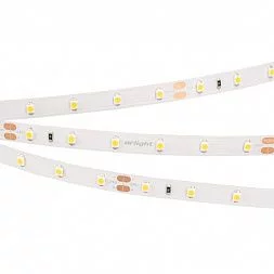 Лента RT 2-5000 24V White6000 (3528, 300 LED, LUX) (Arlight, 4.8 Вт/м, IP20)