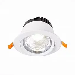 Св-к встр. Белый LED 1*15W 3000K 1 125Lm Ra80 36° IP20 D109xH65 220-240V Встраиваемые светильники ST211.538.15.36